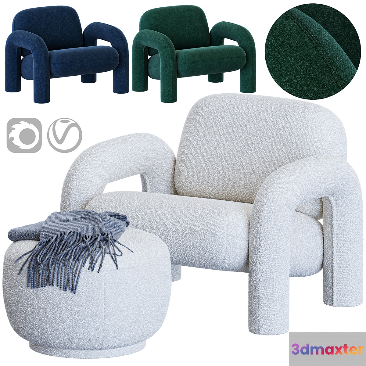 Armchair bobo and lavinia Made