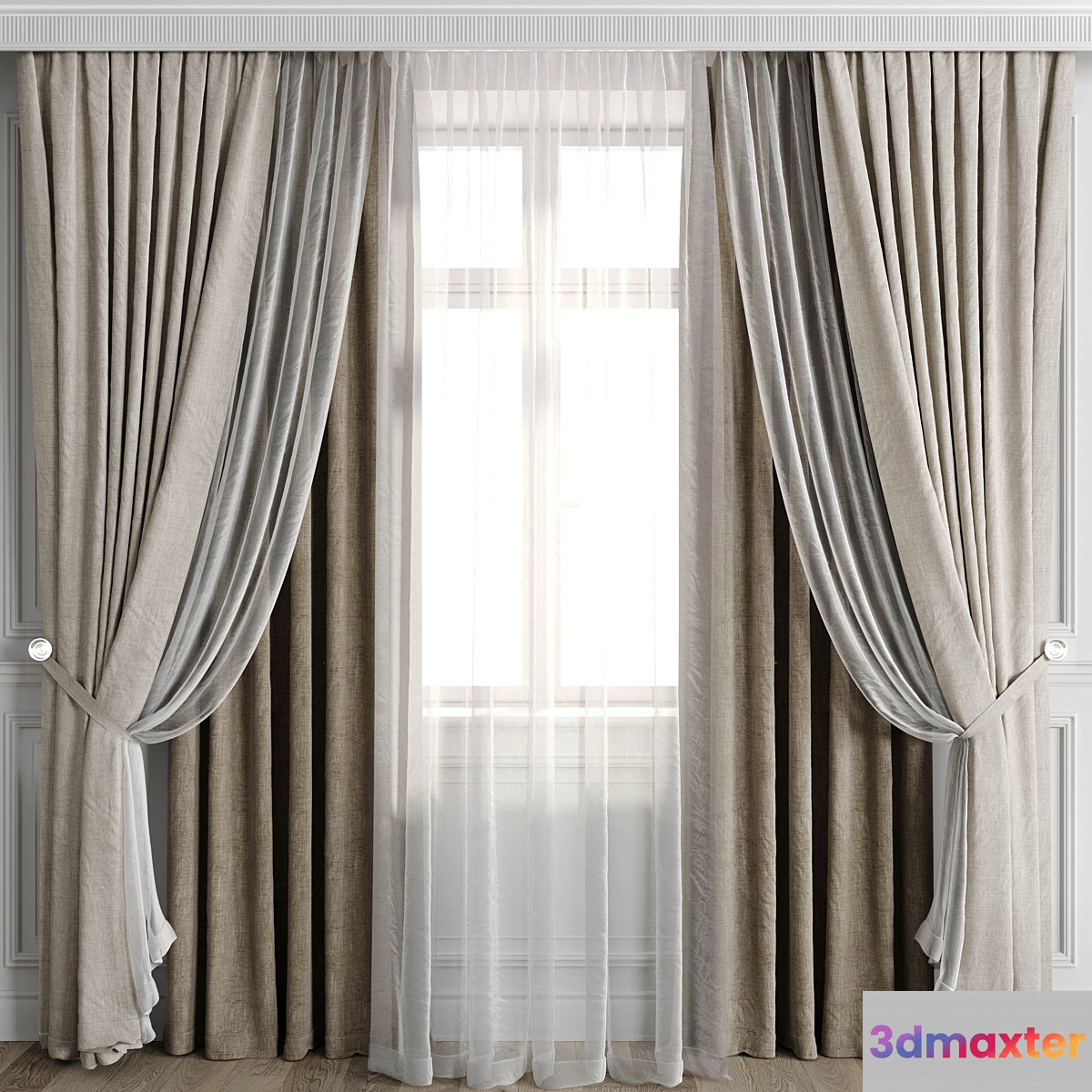 Curtains with window 502C