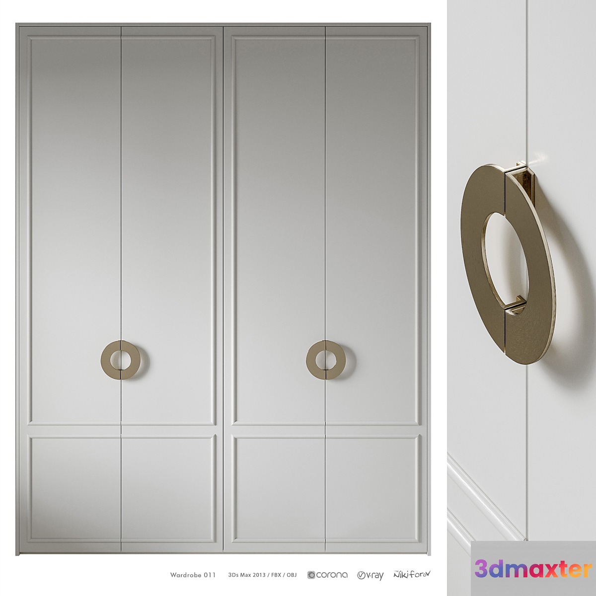 Wardrobe 011 3D Max