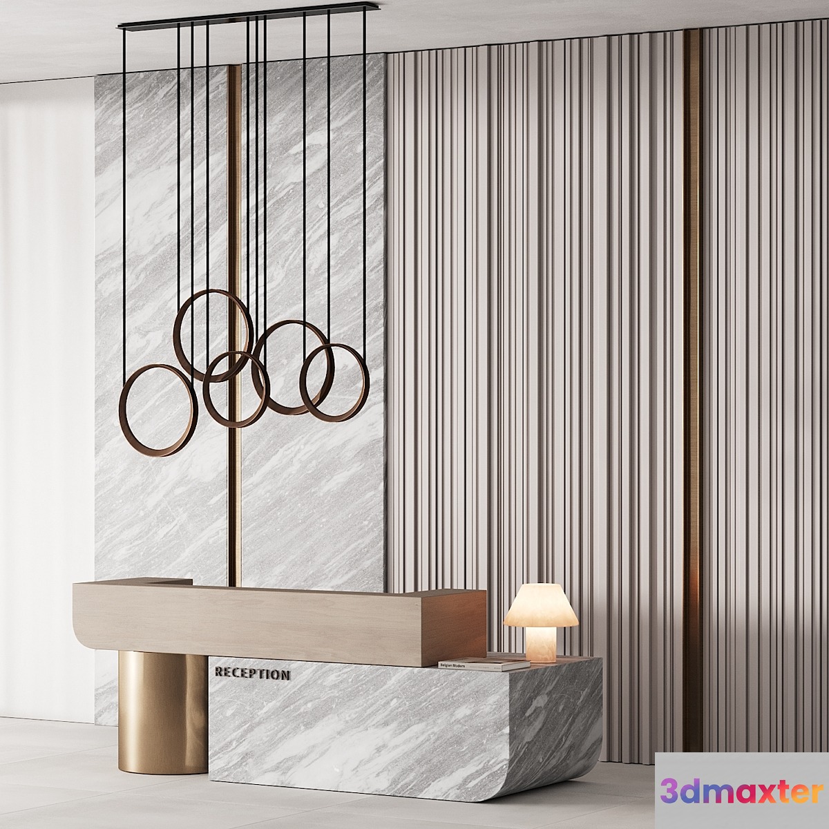184 office furniture 04 reception desk 04 - No.2