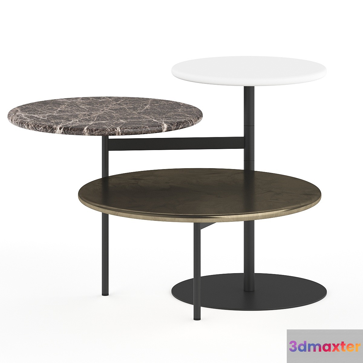 Ditre Italia TRIS Coffee Table 3D Max