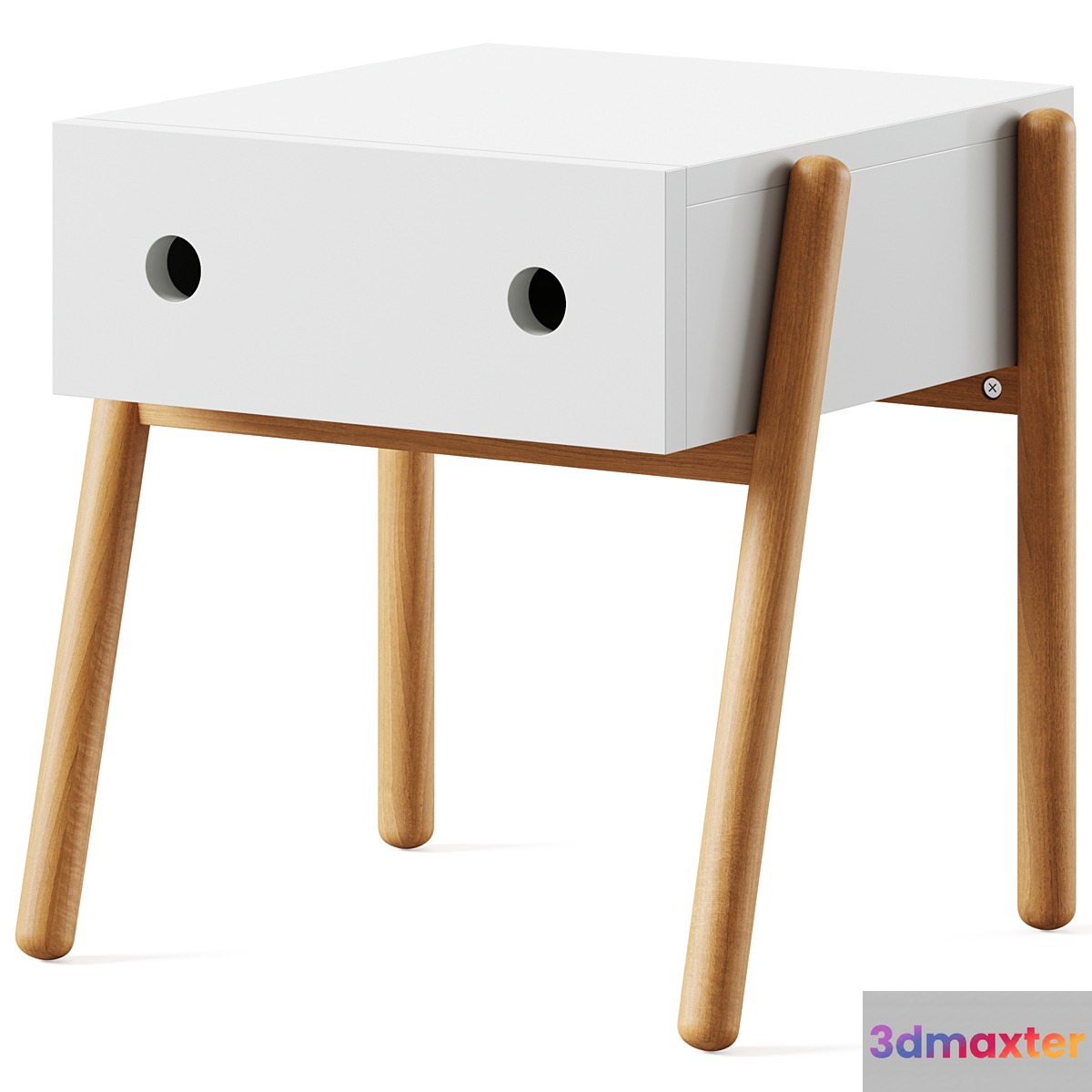 Wallet Scandi-Style 1 Drawer Bedside Table by LA REDOUTE