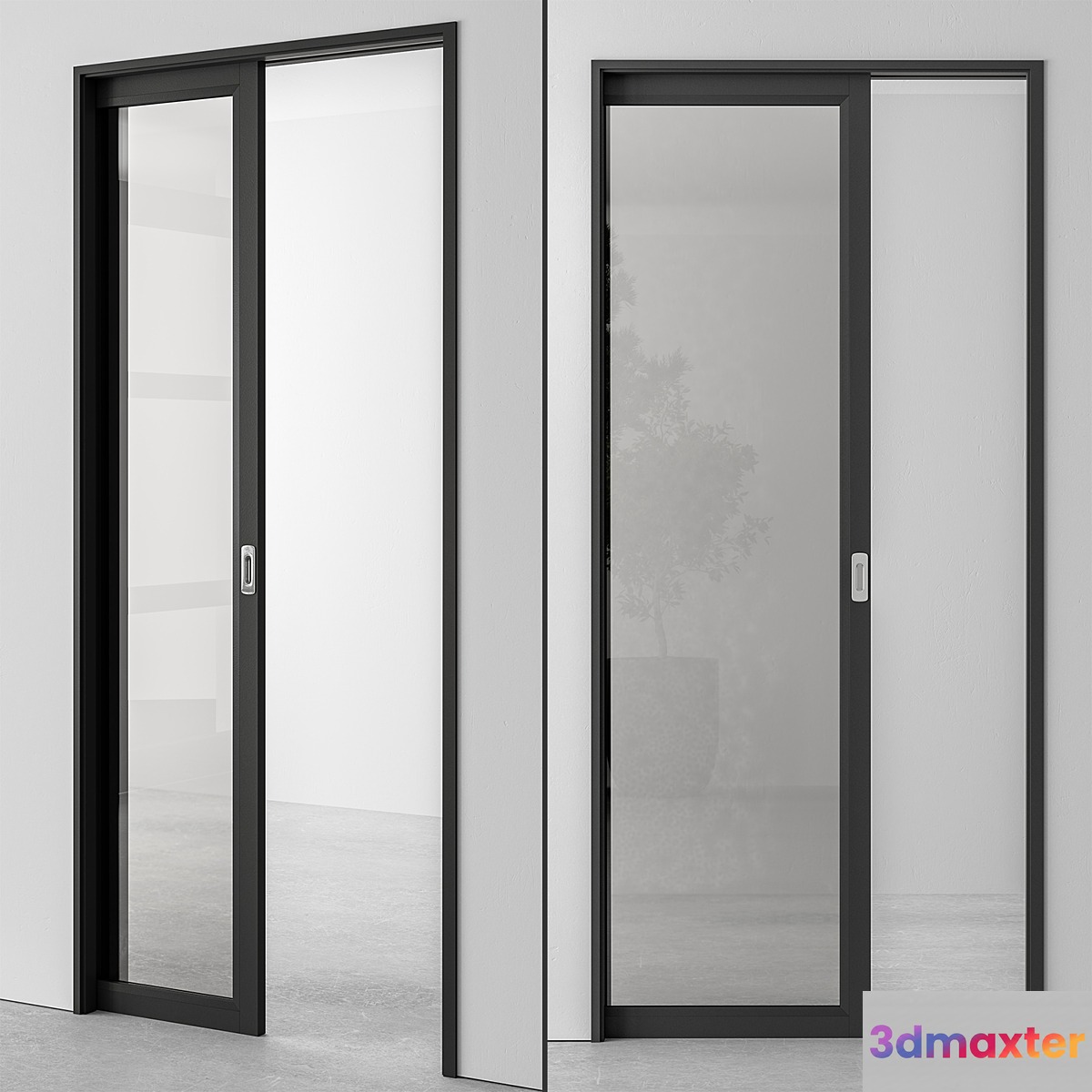 Glass Pocket Door - Set 51 - No.2
