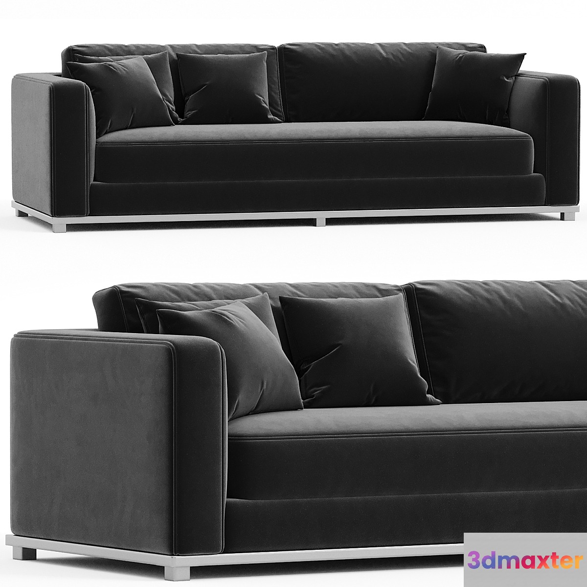 Milo Sleeper Sofa Vintage Velvet - No.2
