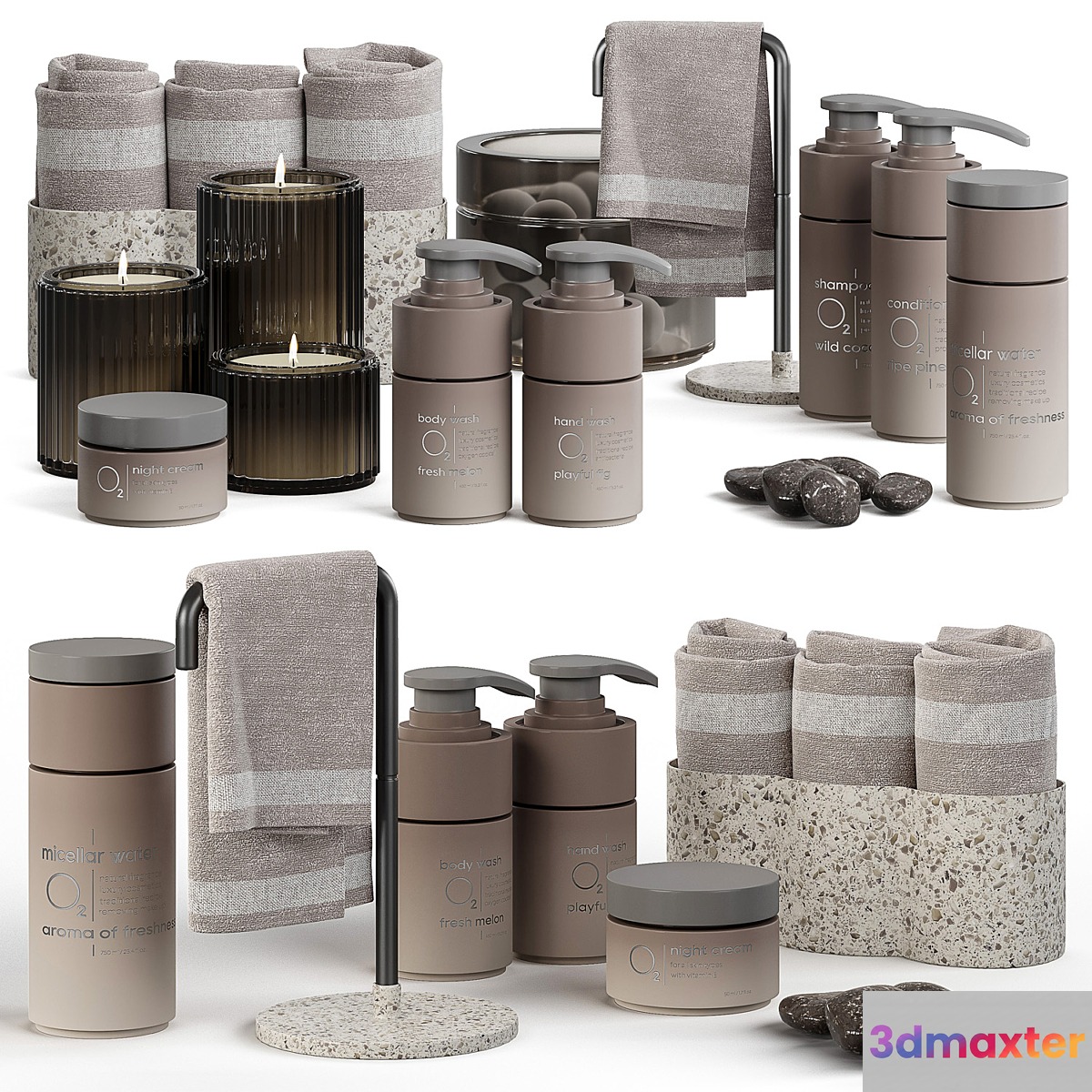 Bathroom accessories set - No.2