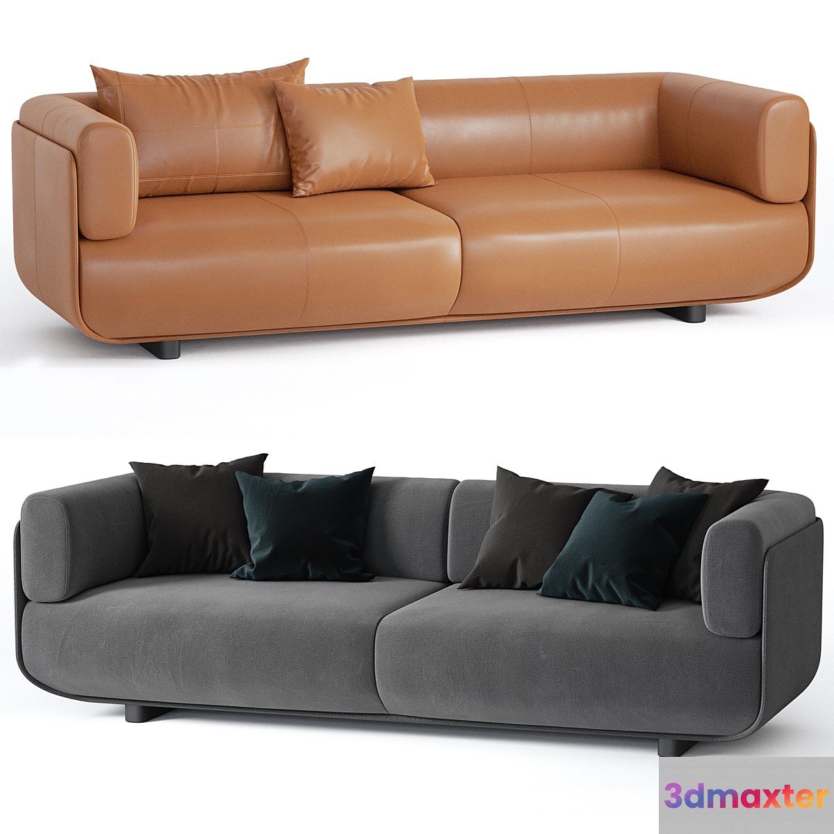 Shaal Arper SOFA 3 SEATS 3D Max