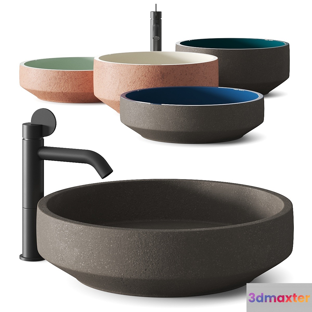 Agape Cenote Washbasins & Lemon Taps - No.3
