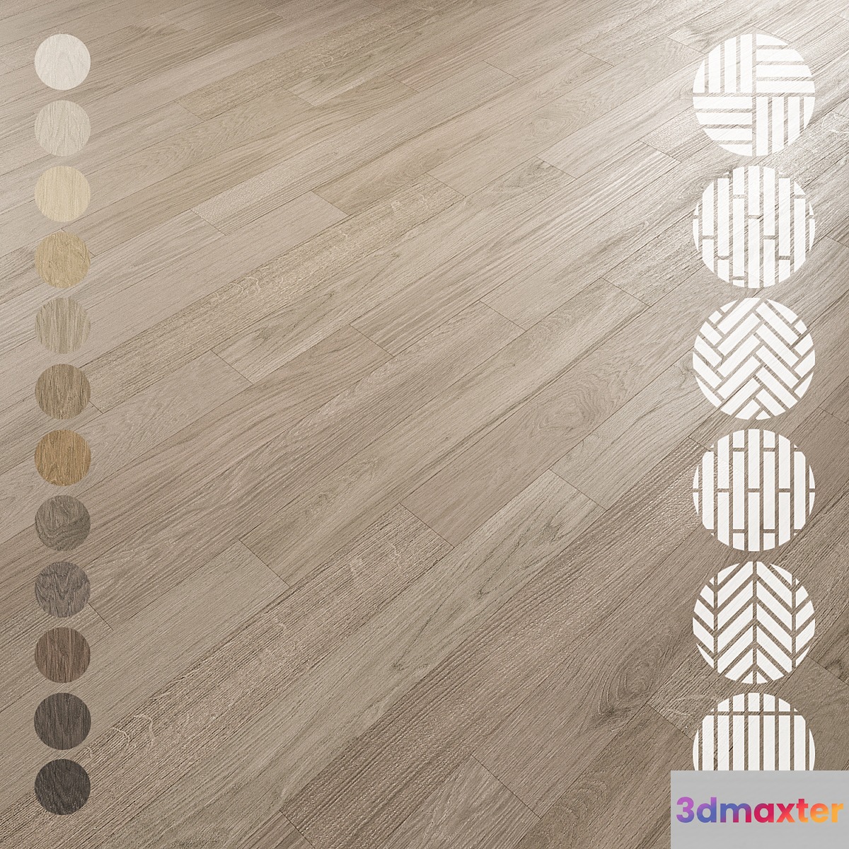 Oak Flooring Set 031