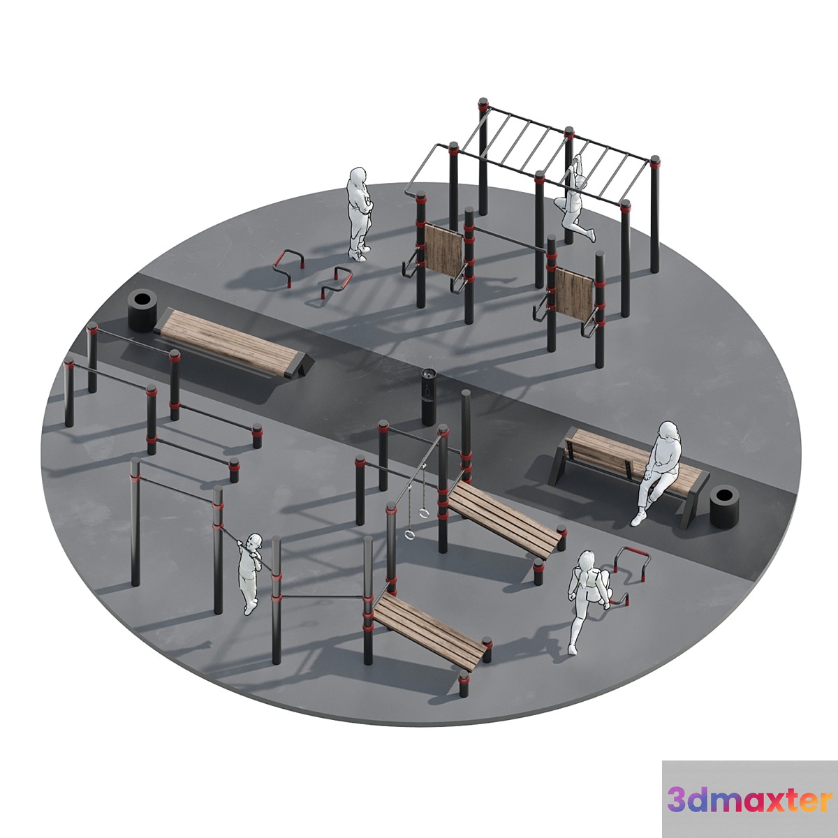 Workout area Workout area