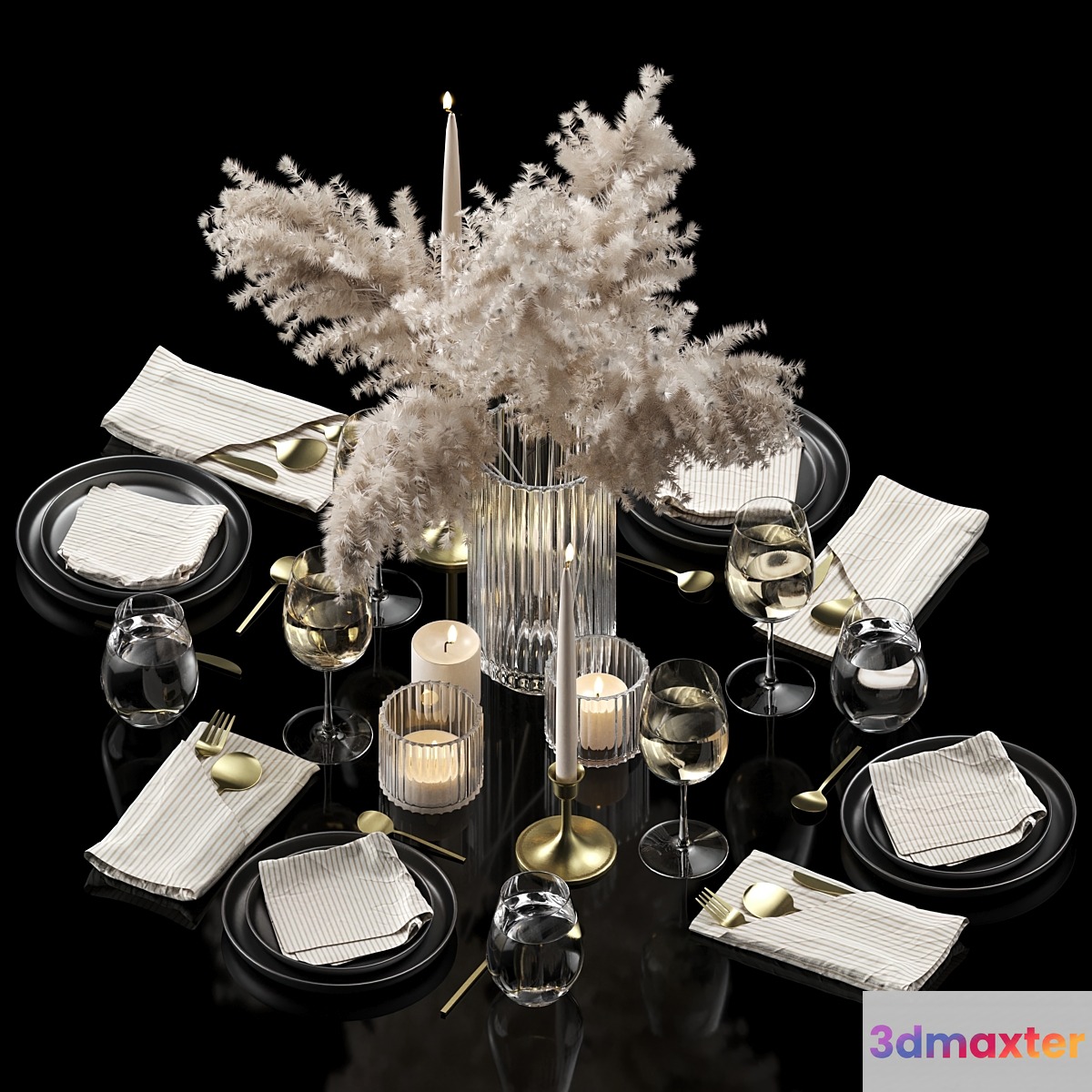 tableware 01 3D Max