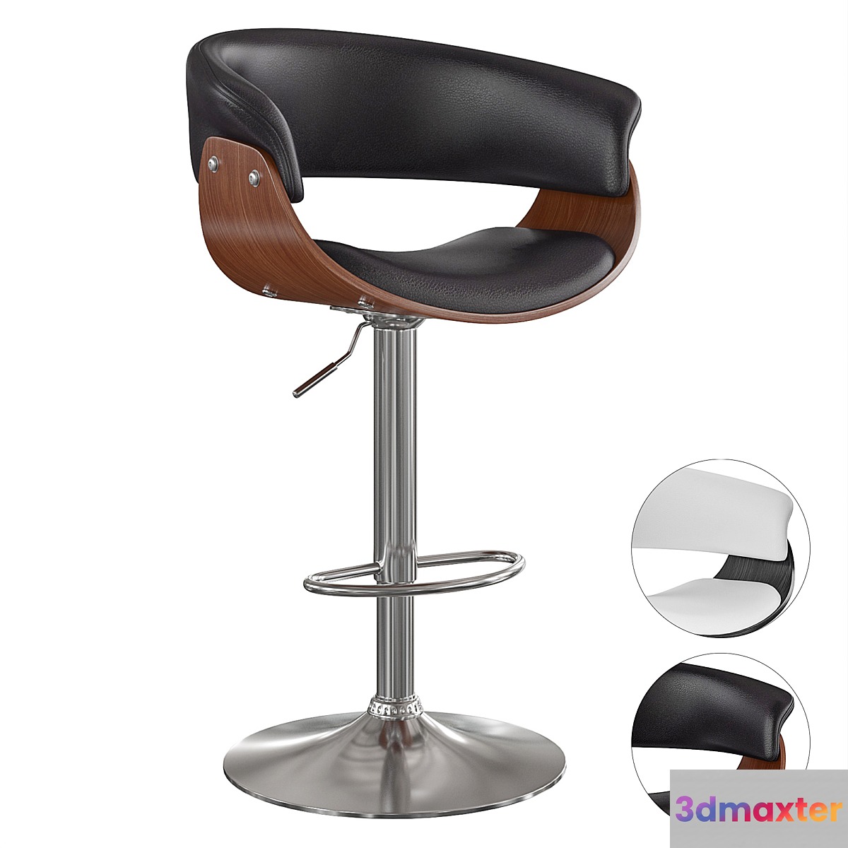 Bar stool Ostin 3D Max
