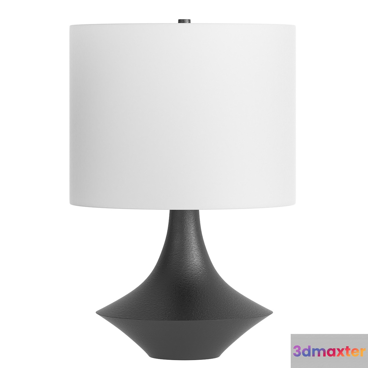 Marie Resin Table Lamp Charcoal