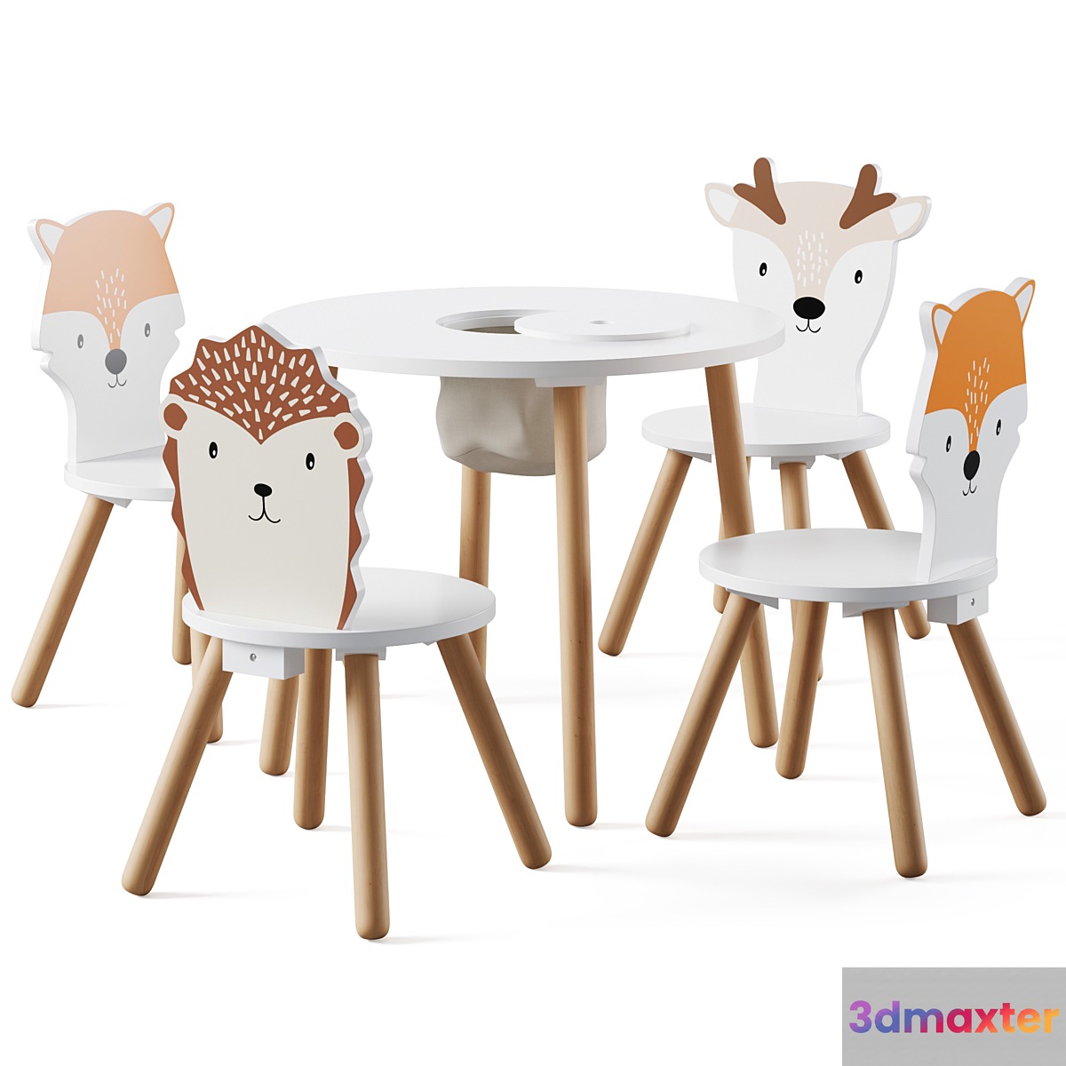 Dandelion Toddler Table & Animal Toddler Chair by Great little
