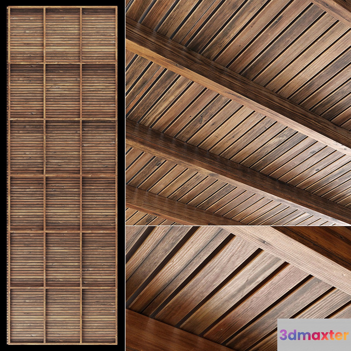 Branches rectangular ceiling No. 1 3D Max