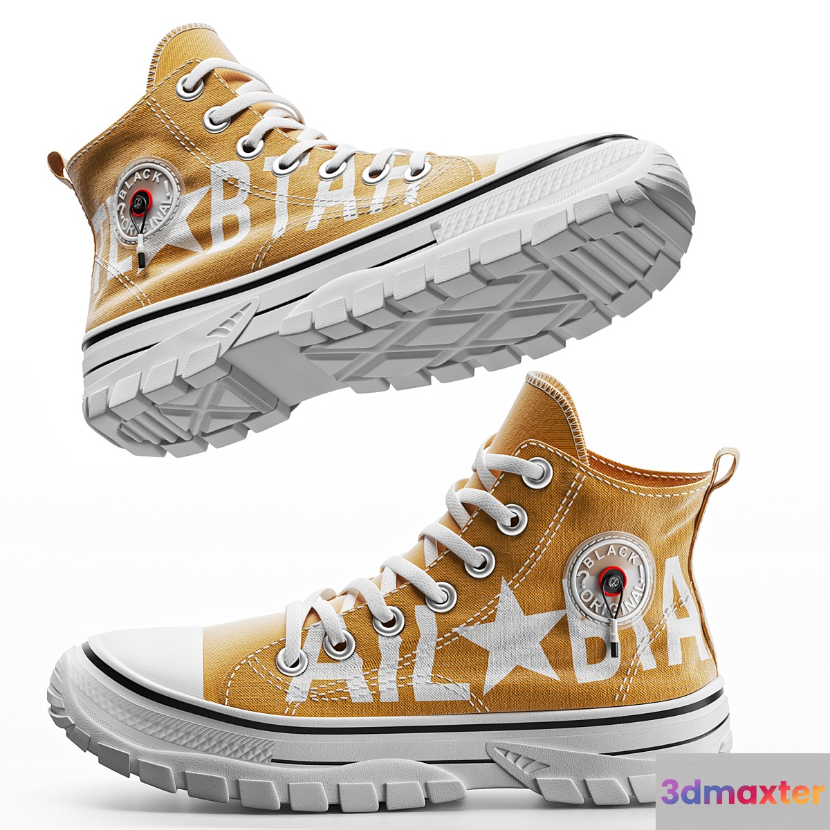 Casual High-top Mustard - No.2