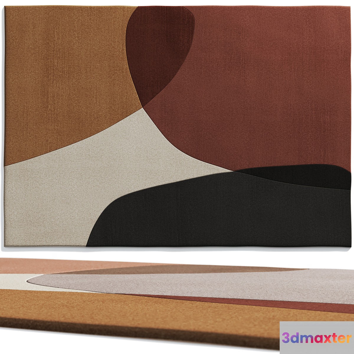 Urbana rug by La Redoute 3D Max