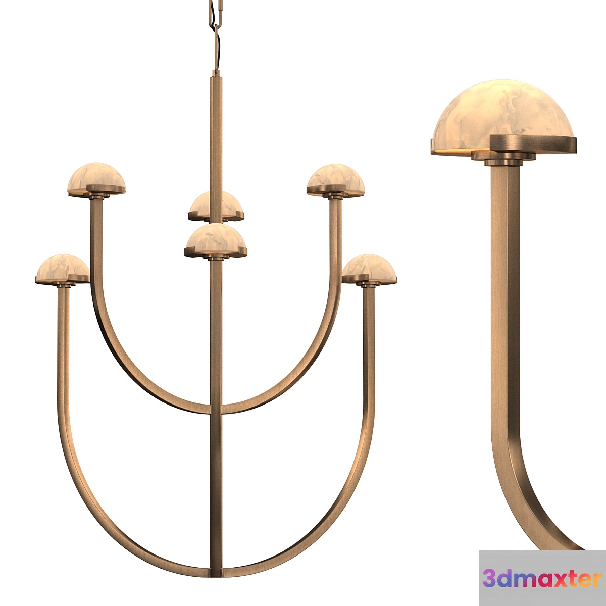 PEDRA ROUND CHANDELIER 32 3D Max