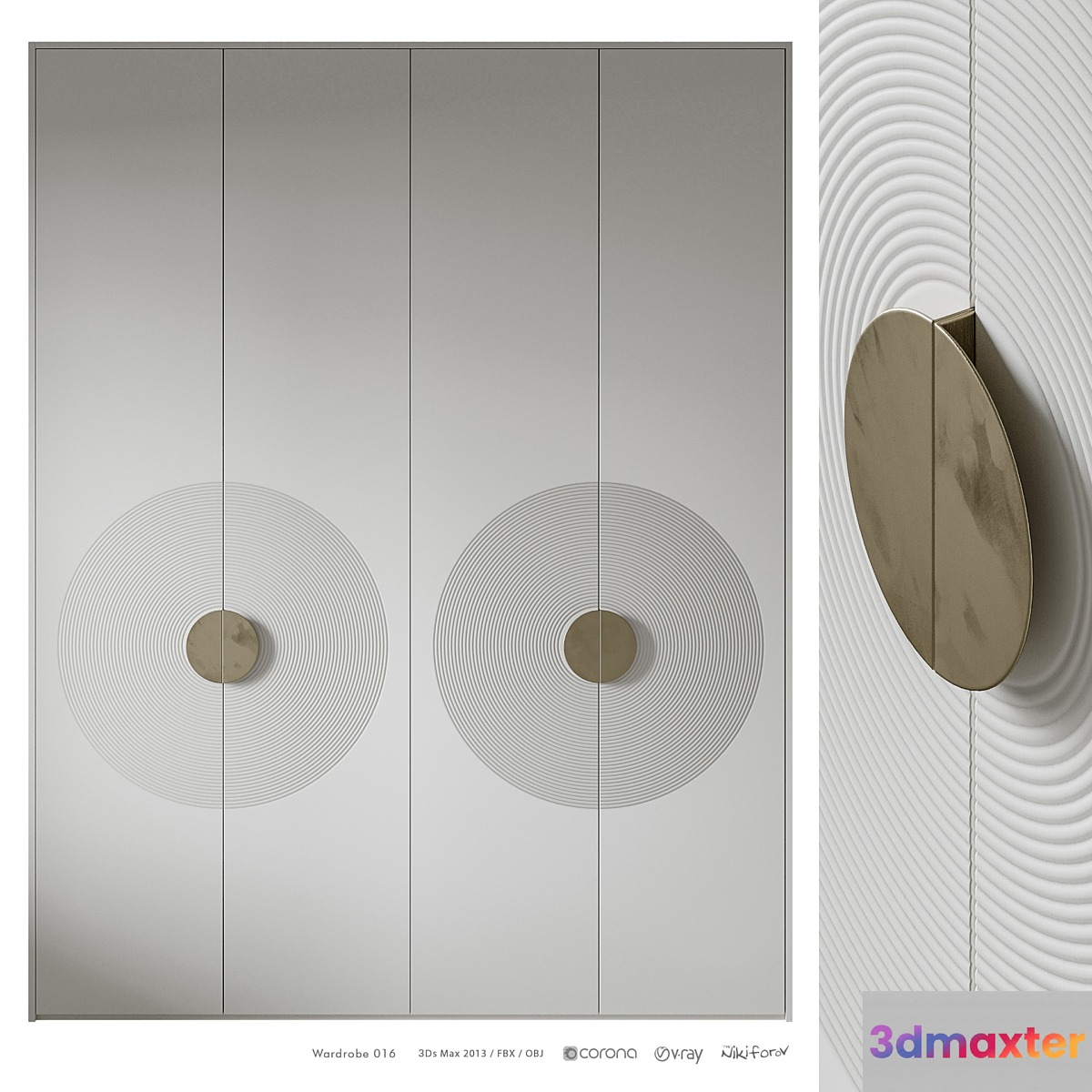 Wardrobe 016 3D Max