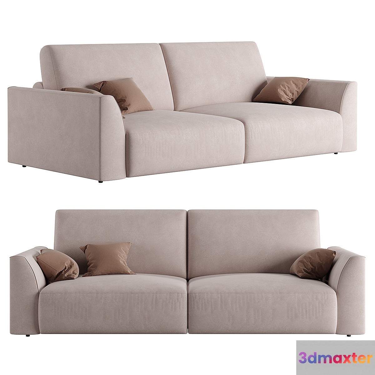 Sofa bed Hoff Seattle 3D Max