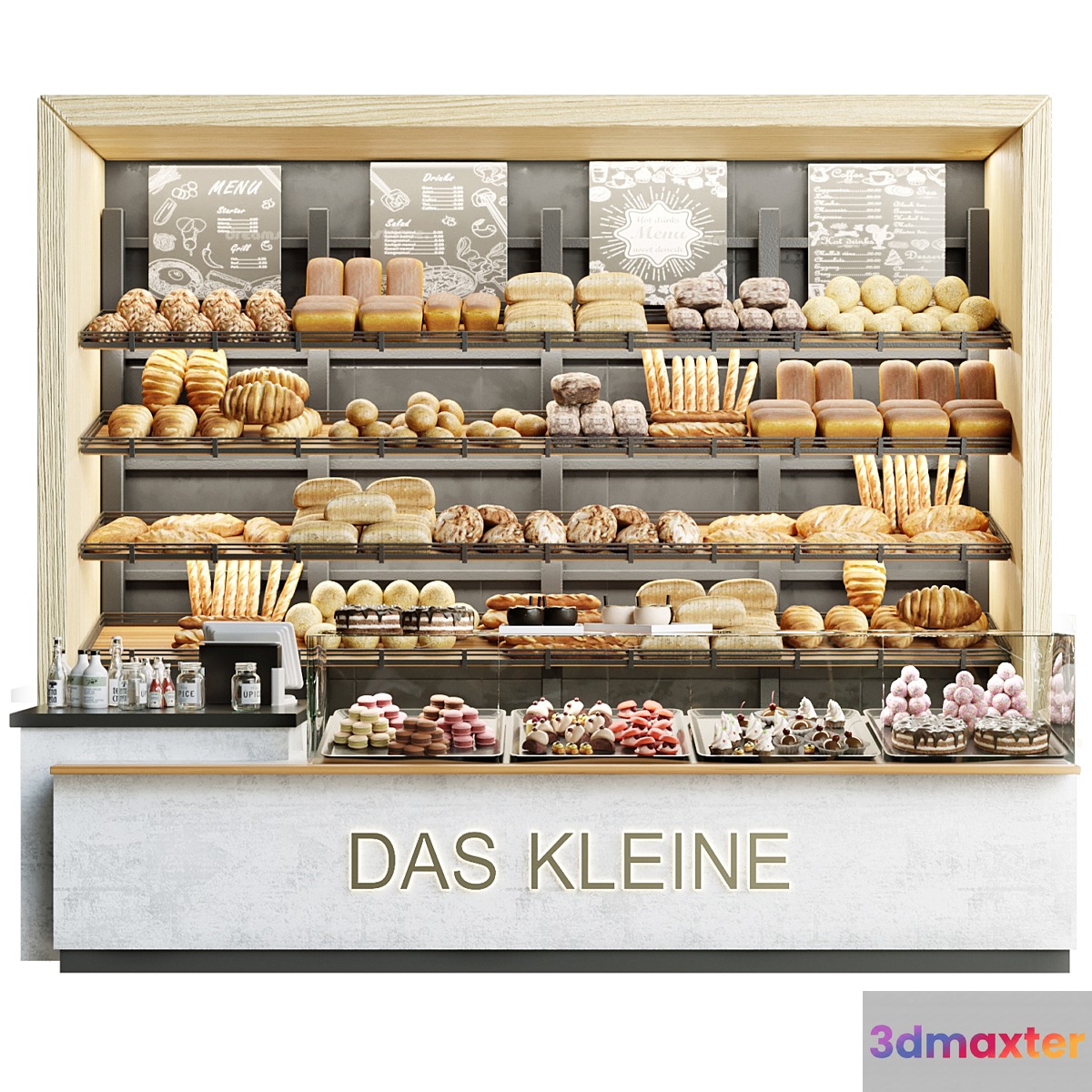 Bakery with pastries and desserts