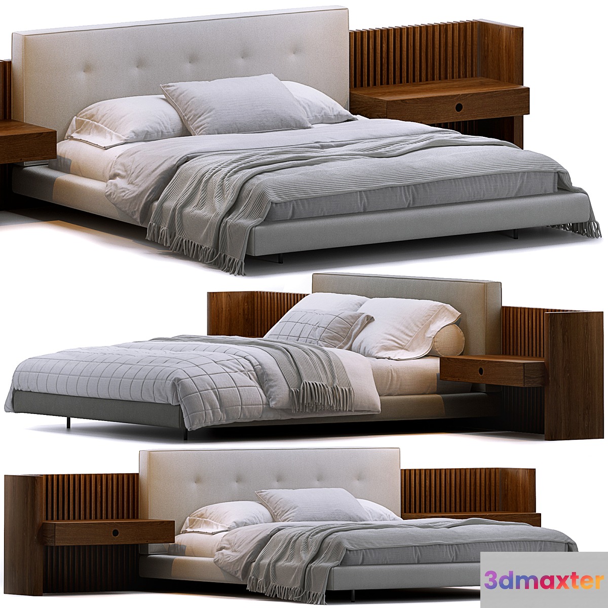 Brasilia bed by Minotti