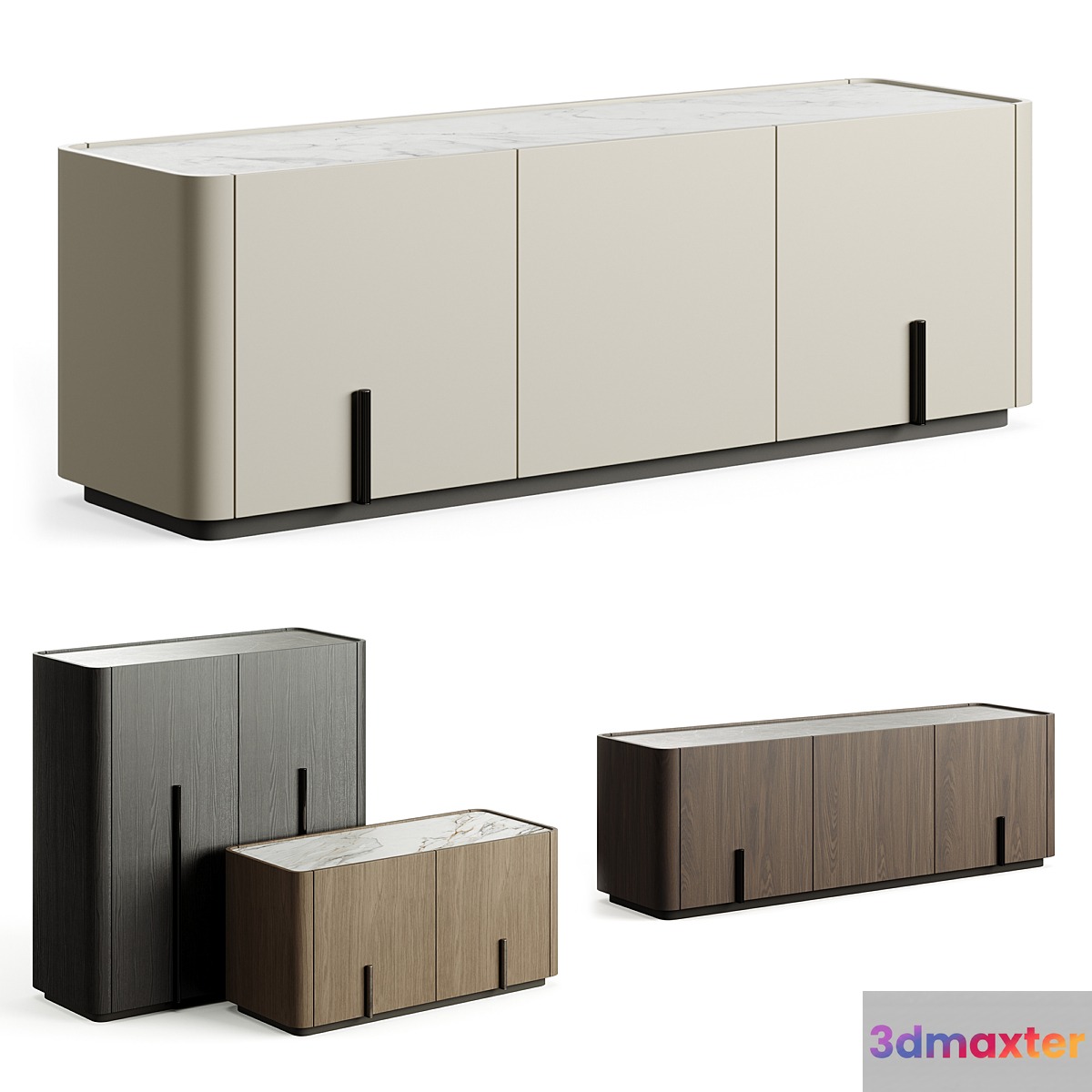 Liu Jo Caillou High Floor Cupboard with Plint