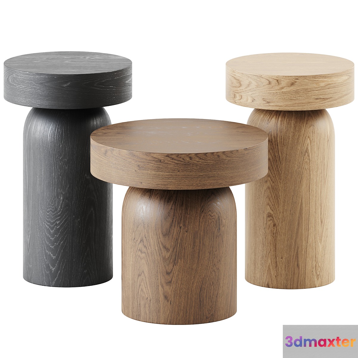 Francis Side Tables by Lema _ Wooden table