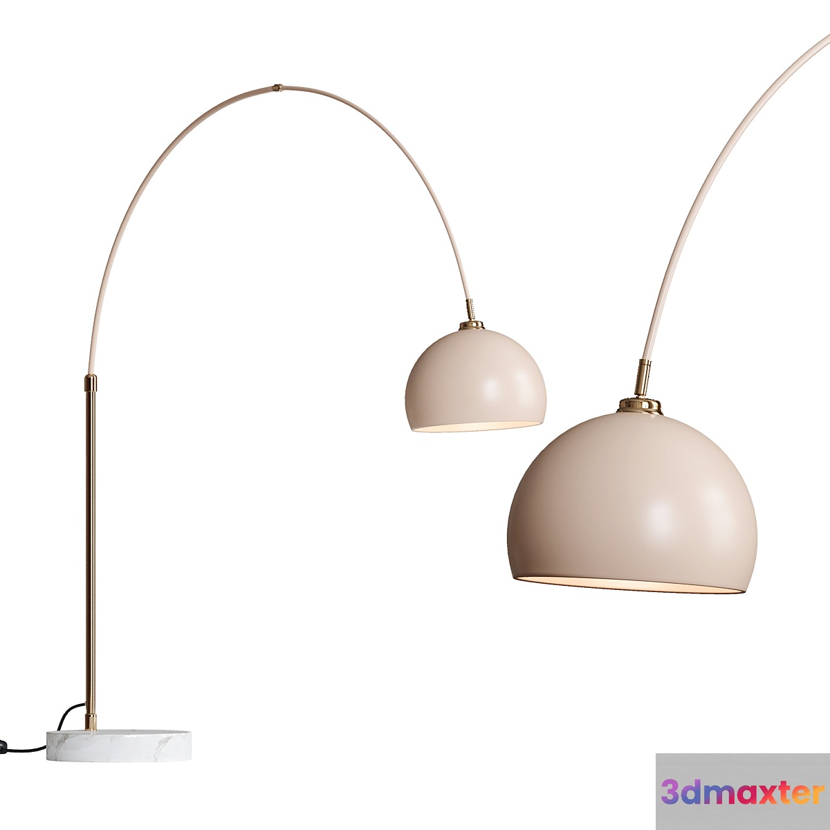 Bow Large Arc Overreach Floor Lamp