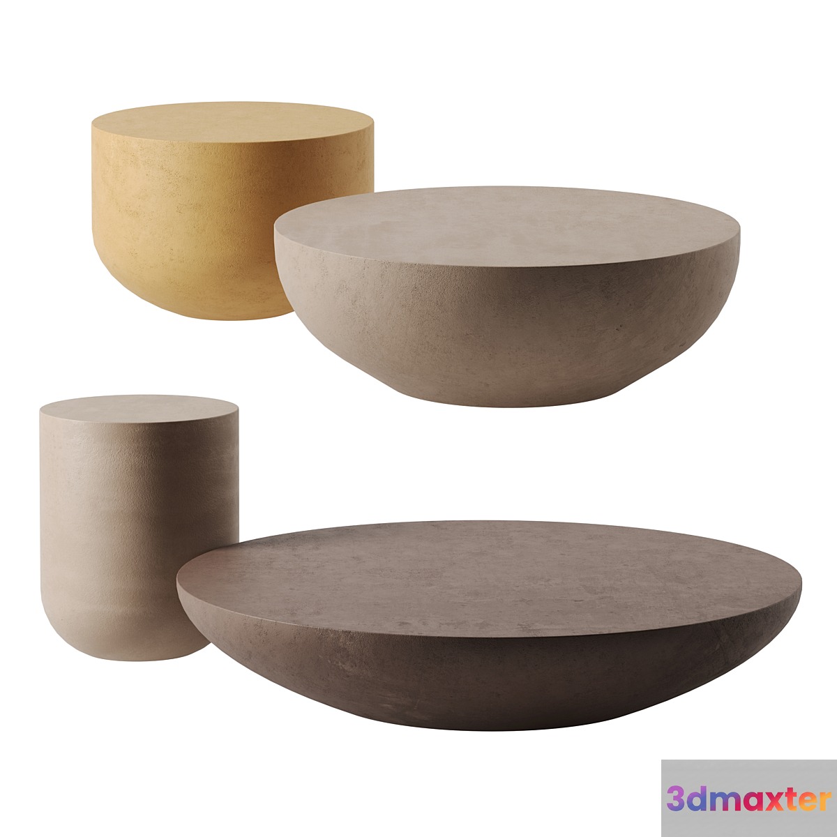 Heiko coffee tables by Gervasoni