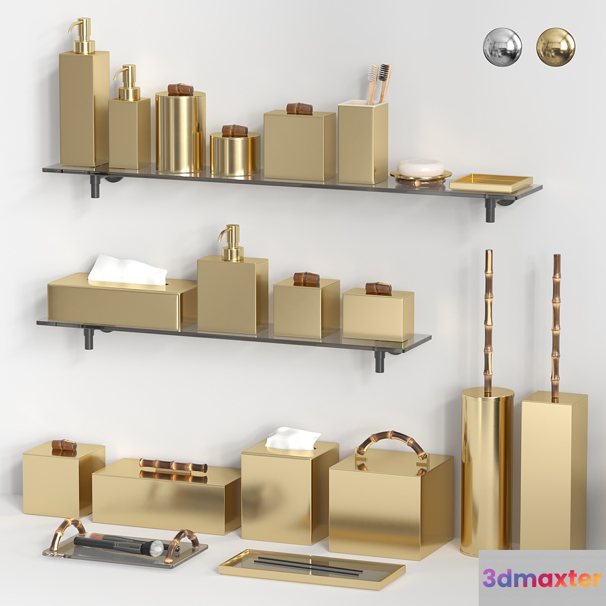 BERTOCCI GUCCIO bathroom accessories 3D Max