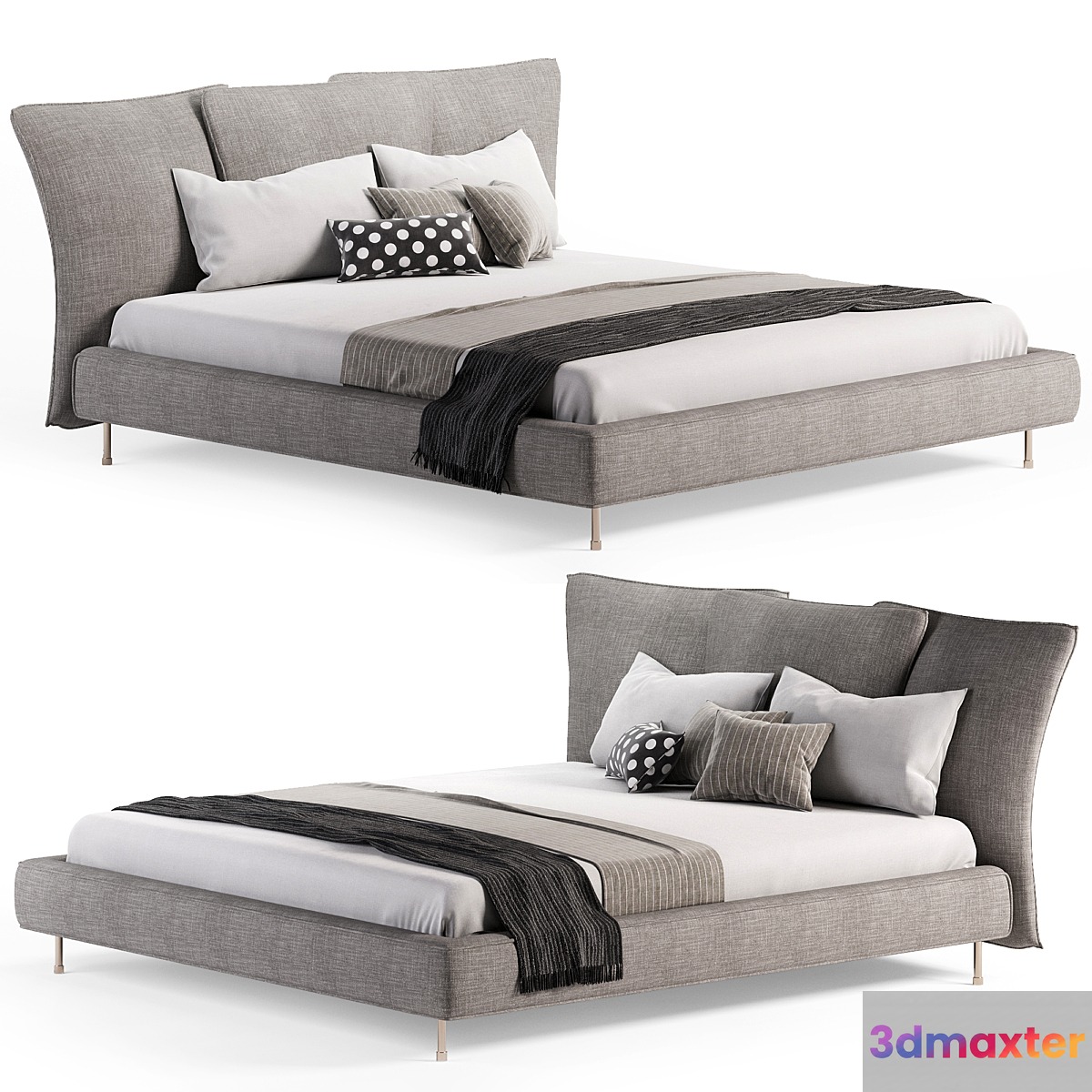 Madame C bed by bonaldo 3D Max