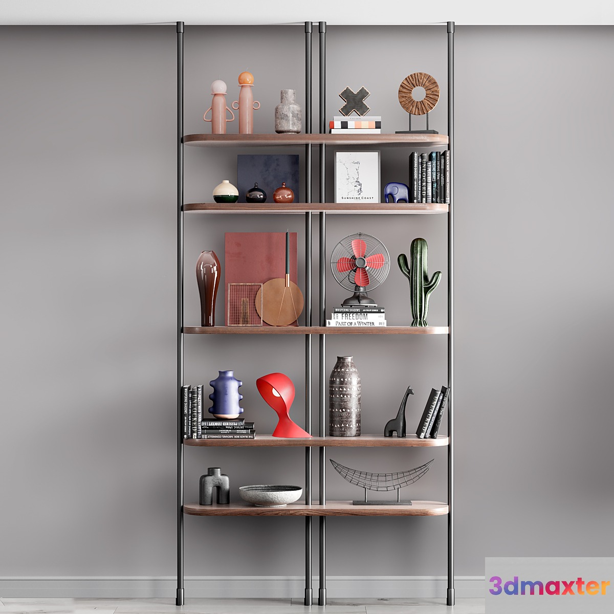 Stylish decor set 3D Max