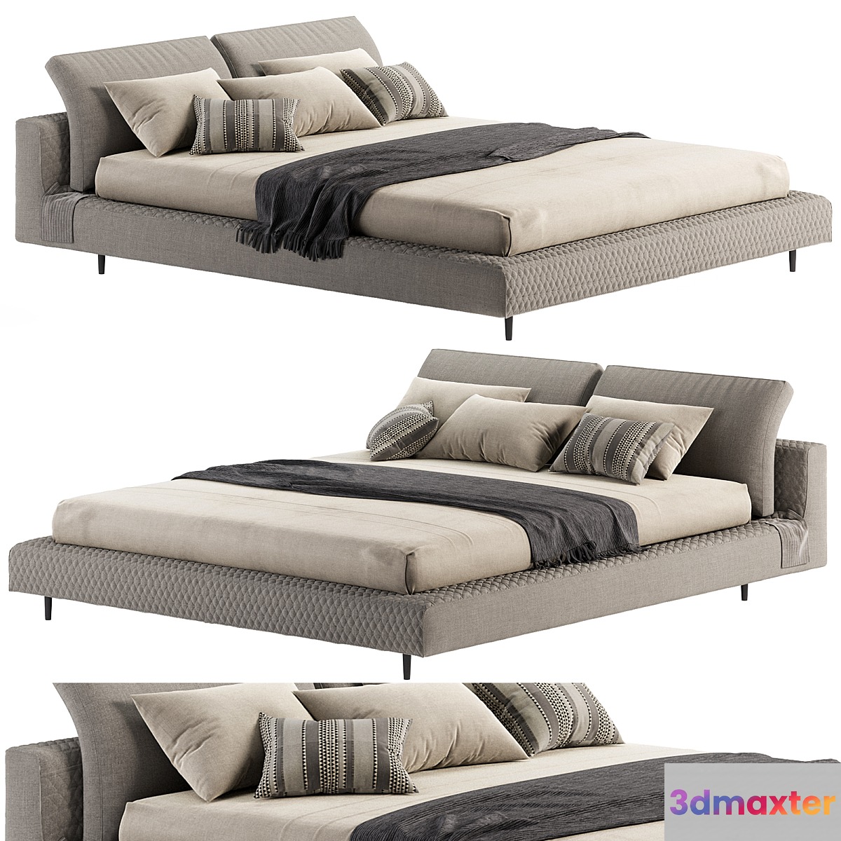 Owen bed by Bonaldo