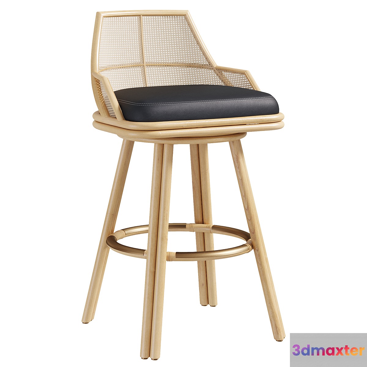HAYES SWIVEL COUNTER BARSTOOL by baker