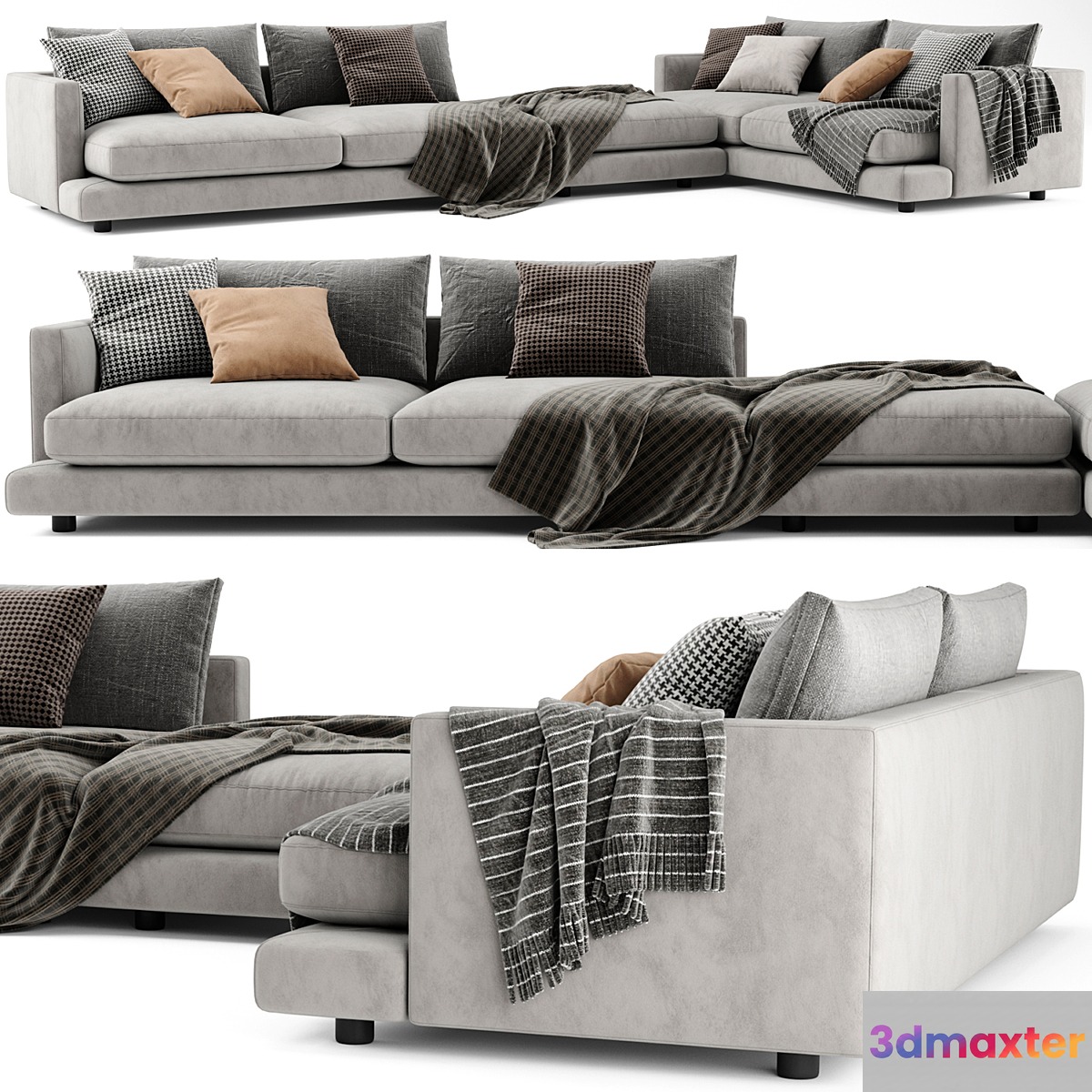 Flexform Long Island Sofa Set 01