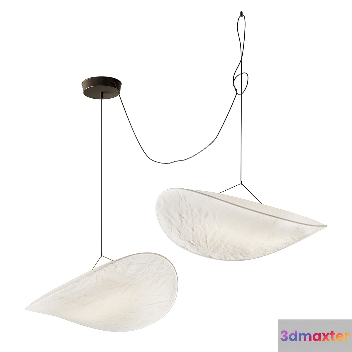 Tense Pendant 90 Cm White - No.2
