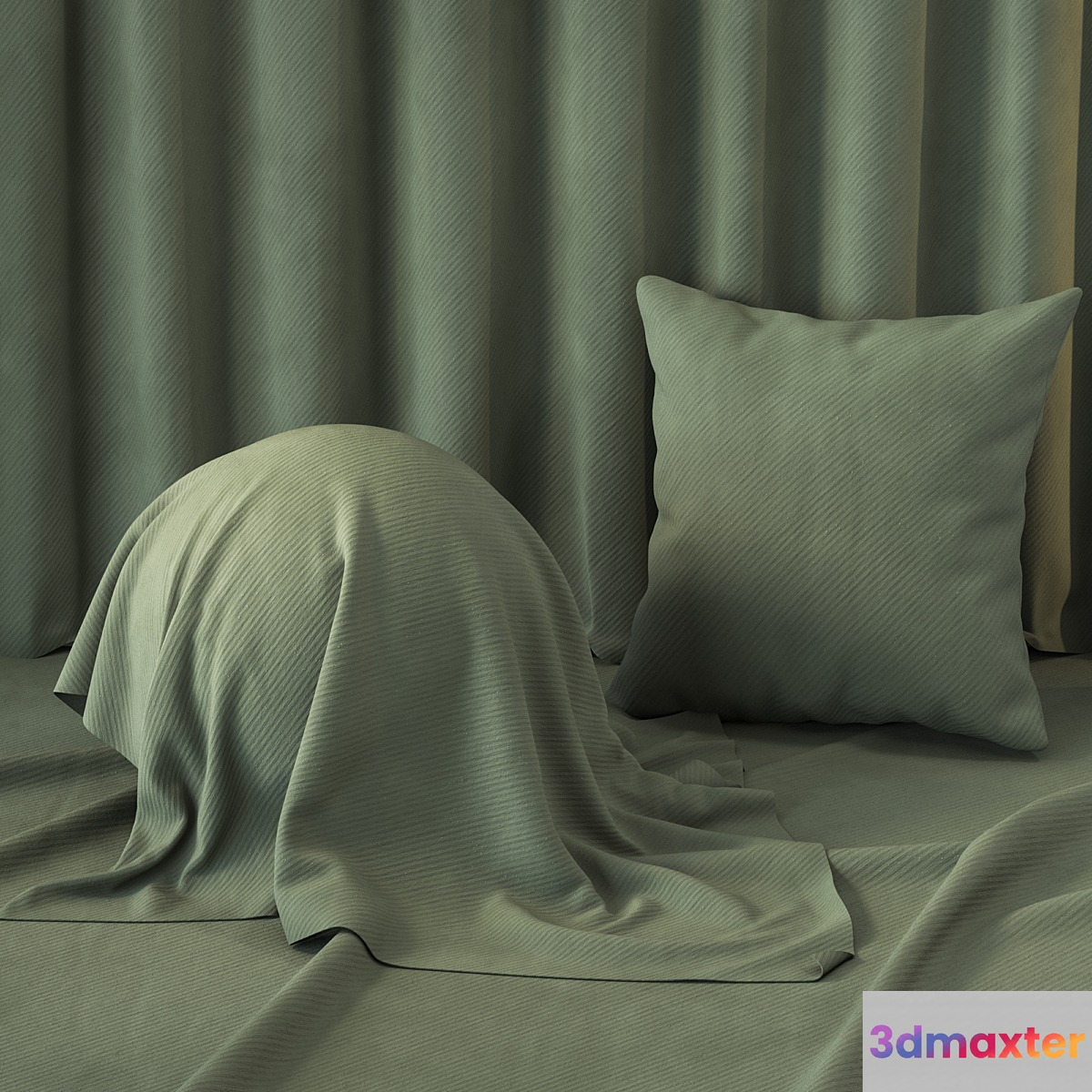 Sandwashed Tencel Fabric Texture 4K - Seamless - 4 Color