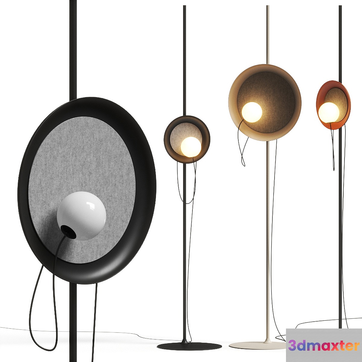 Lampatron Margott FL Floor Lamps 3D Max