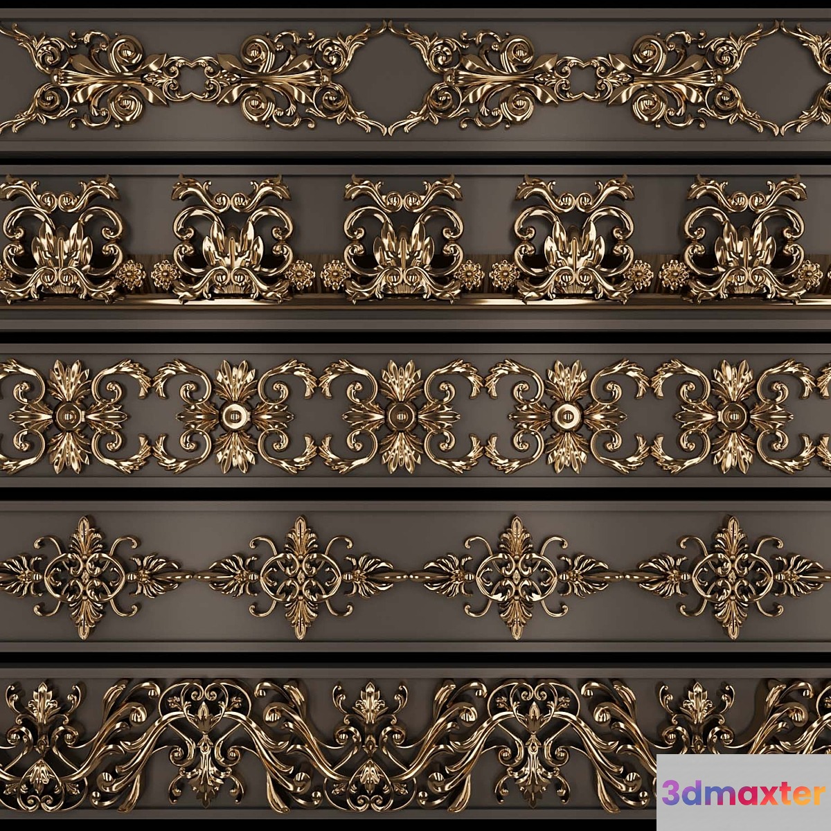 Ornament 24 3D Max