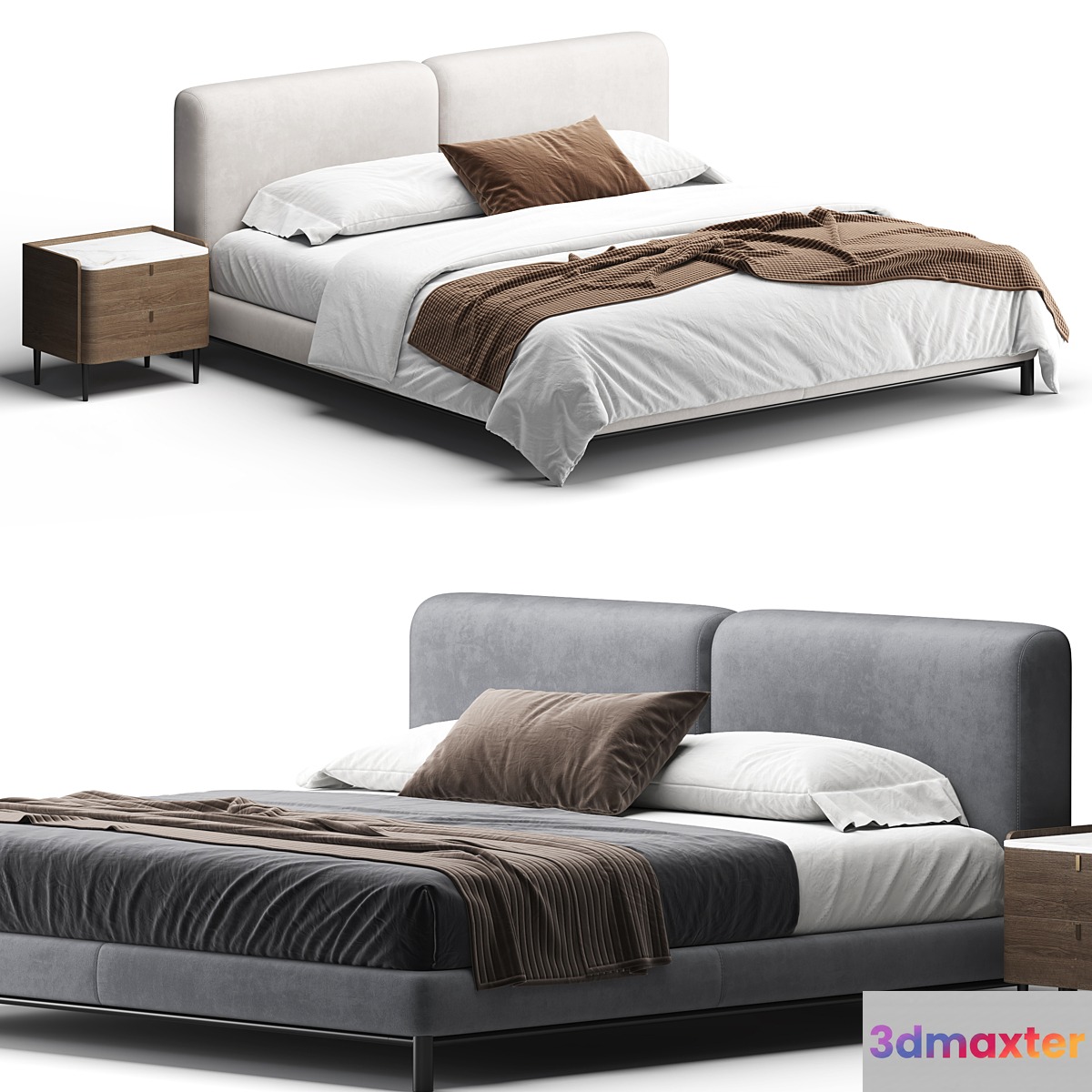 Margot Bed 3D Max