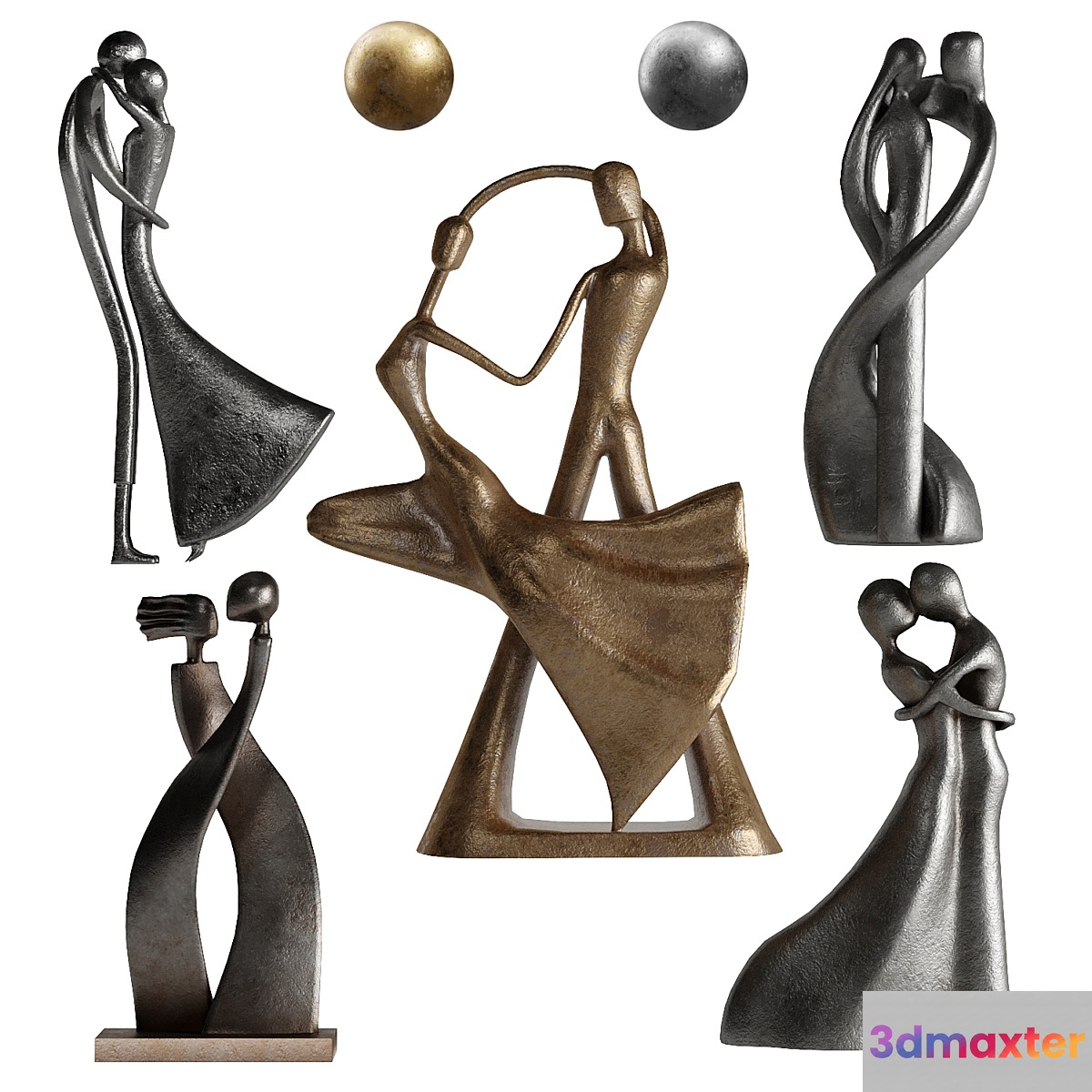Human Abstract Sculptures 6 Love Position - No.2