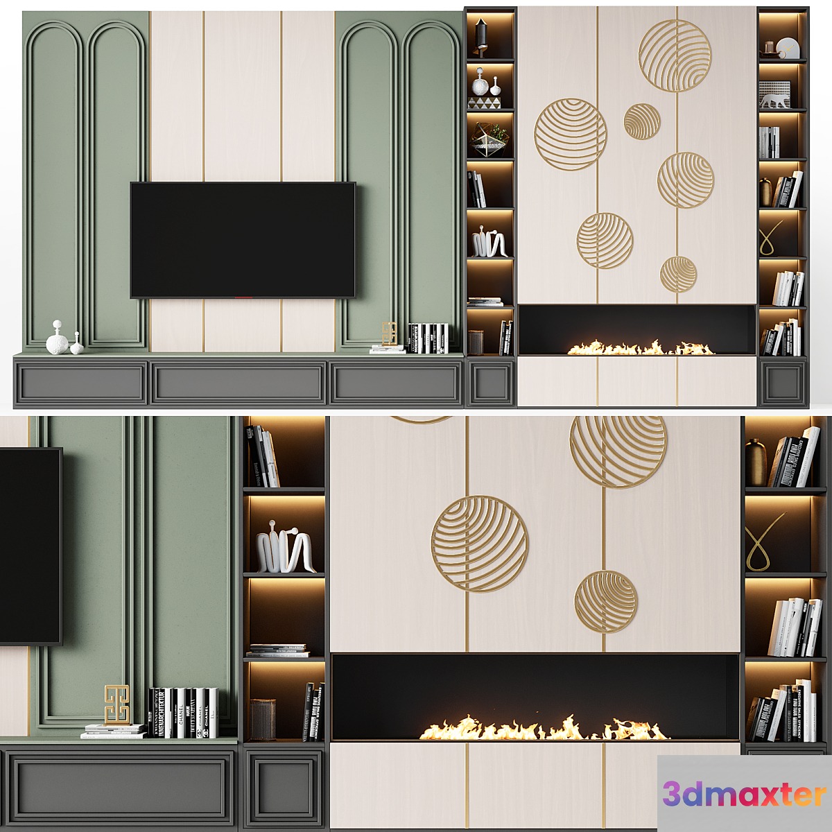 TV wall modern 92