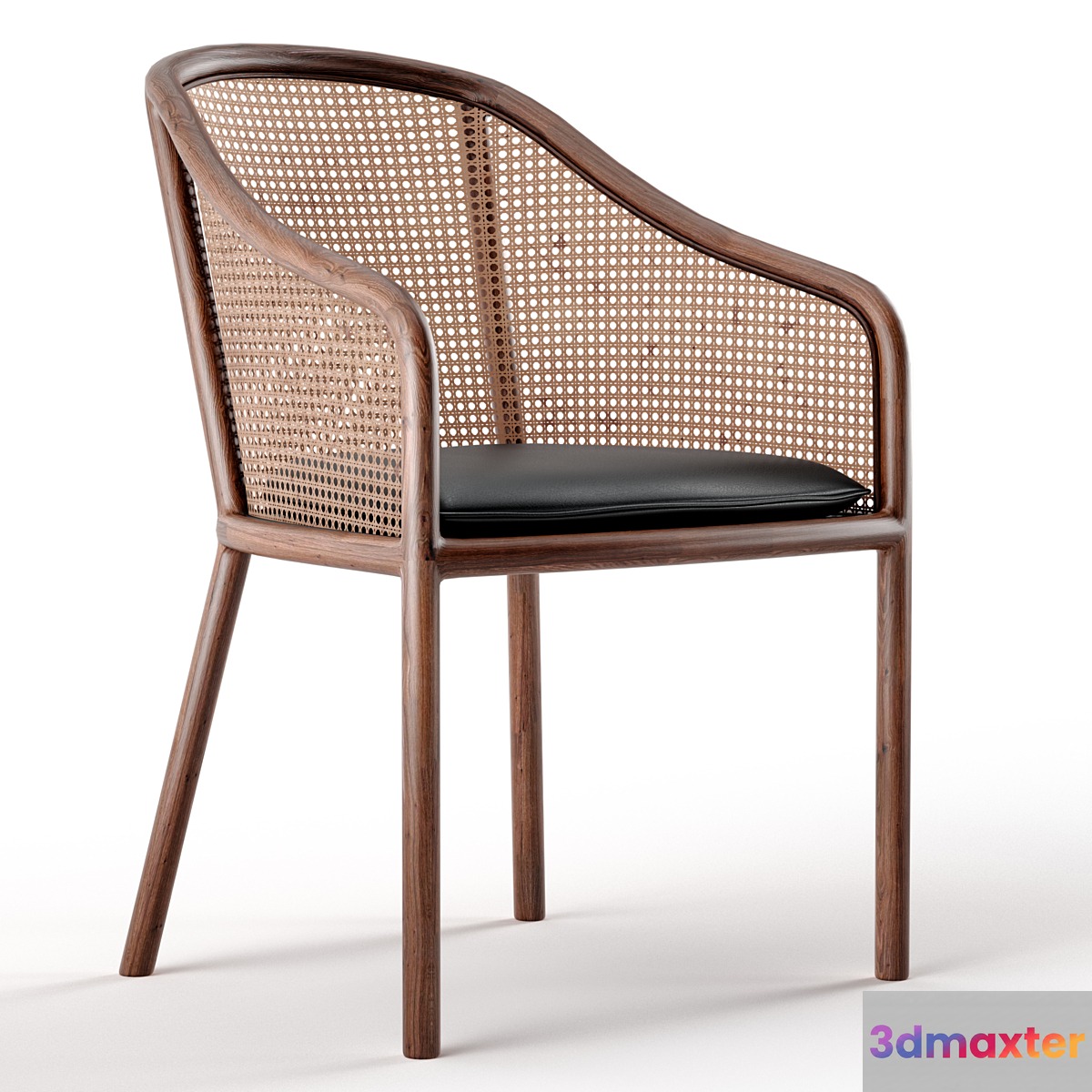 WARD BENNETT CANE LANDMARK LOUNGE CHAIR