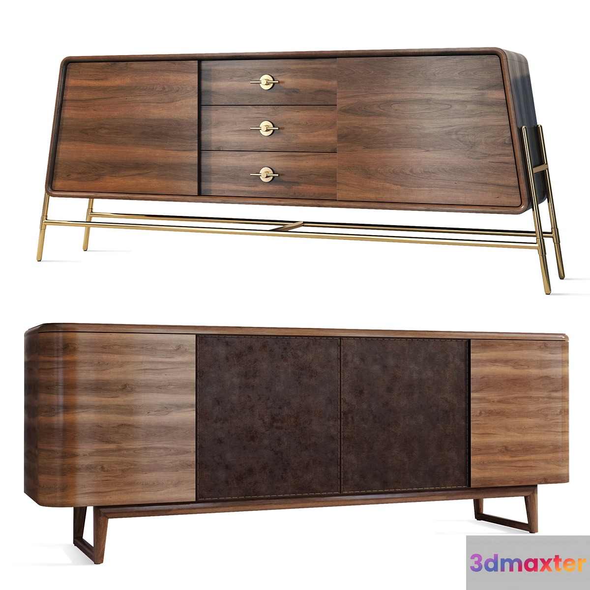 Chest of drawers sideboard Art Deco York Armaria. wooddi - No.2