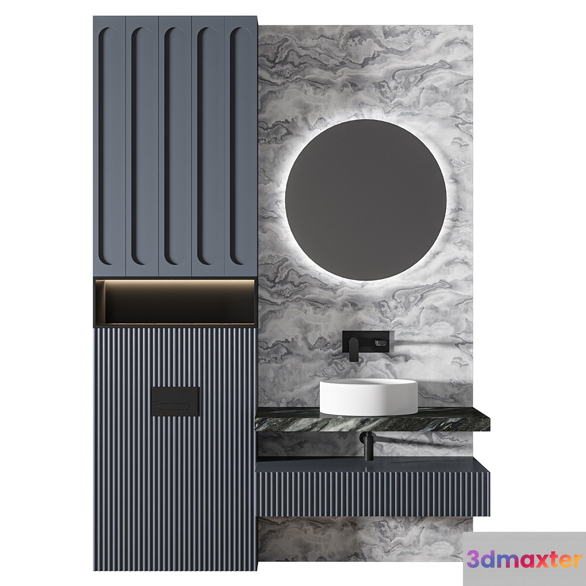 Luxury Bathroom 205 3D Max