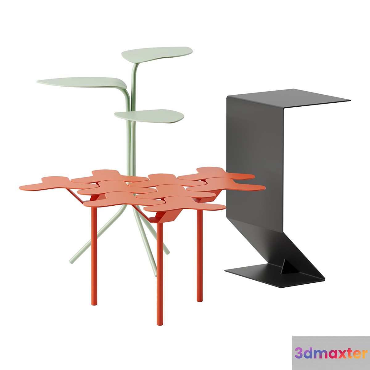 Side tables set by Moroso