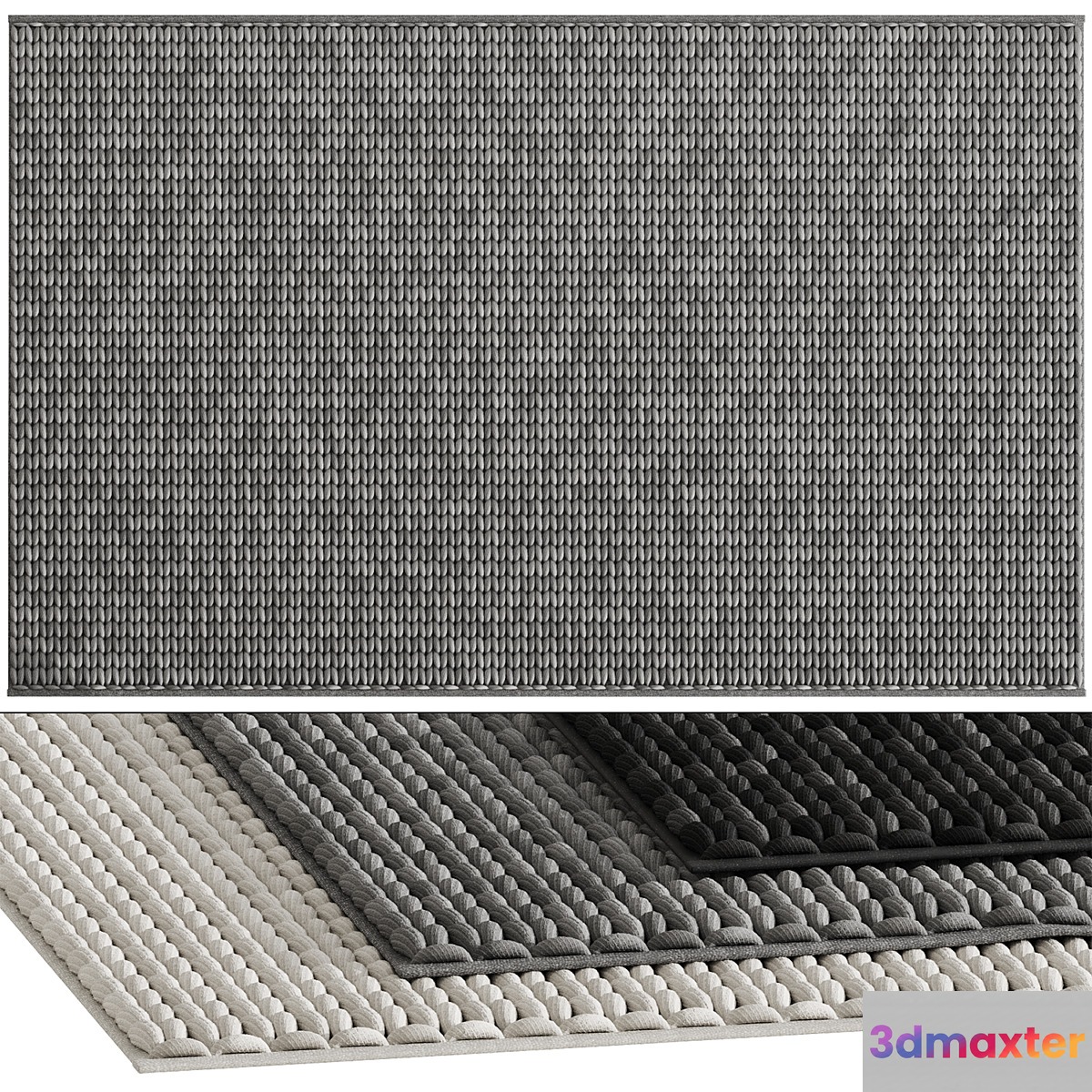 Coarse knit carpet 01