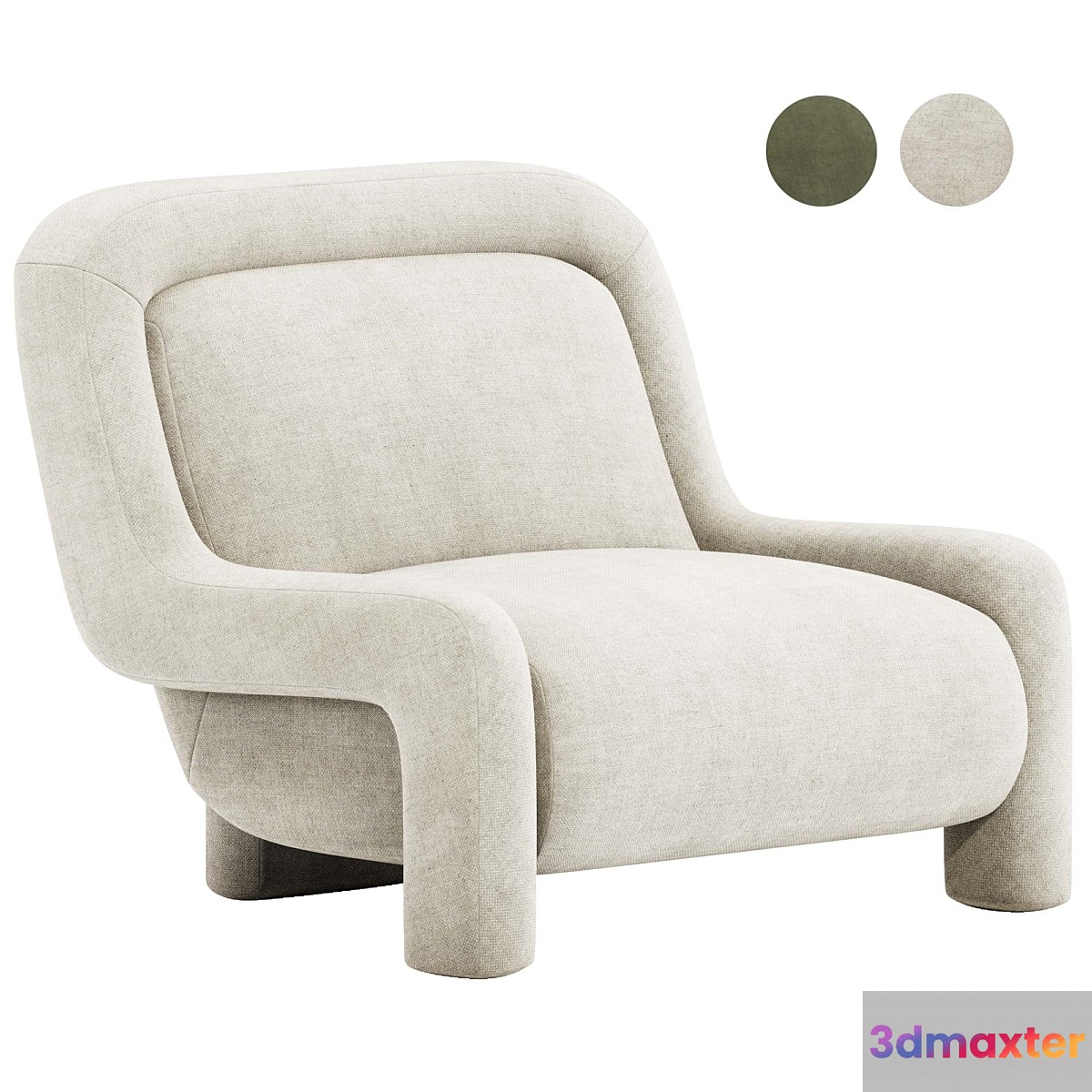 Ellis Chair Mohair Pewter