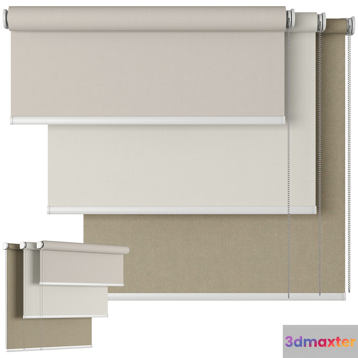 Roller Blind 06 | English Blinds | Sweet dreams 3D Max