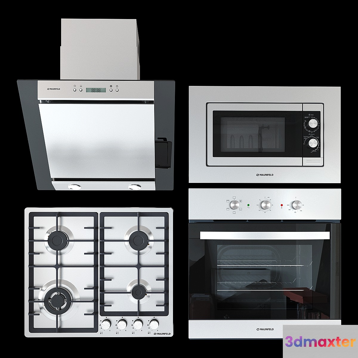 Kitchen appliances MAUNFELD 2 3D Max